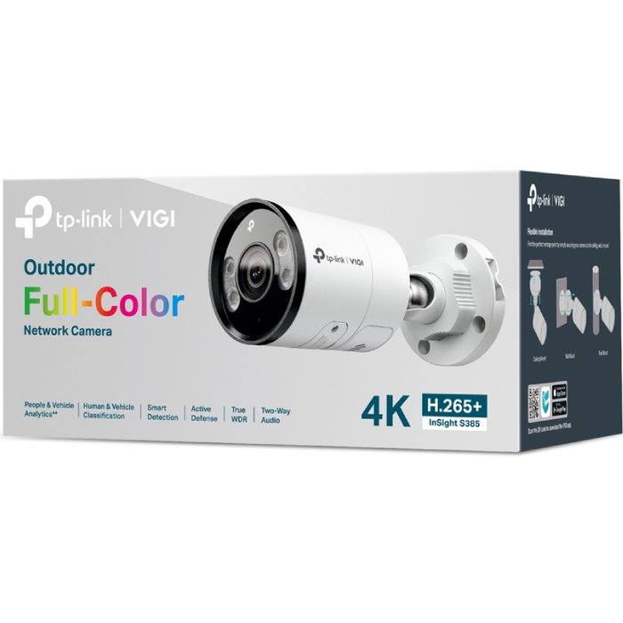 TP-Link InSight S385 Cámara de Red Tipo Bala 8 MP 4K